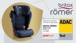 La Britax Römer KIDFIX III M, ganadora del test en su categoría